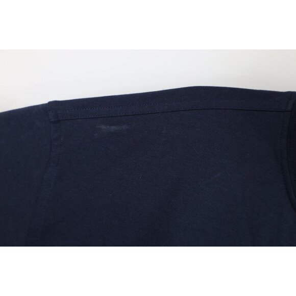 New Adidas Mens XL Team Issued University of Toledo Golf Mock Neck T-Shirt Blue - Picture 7 of 13